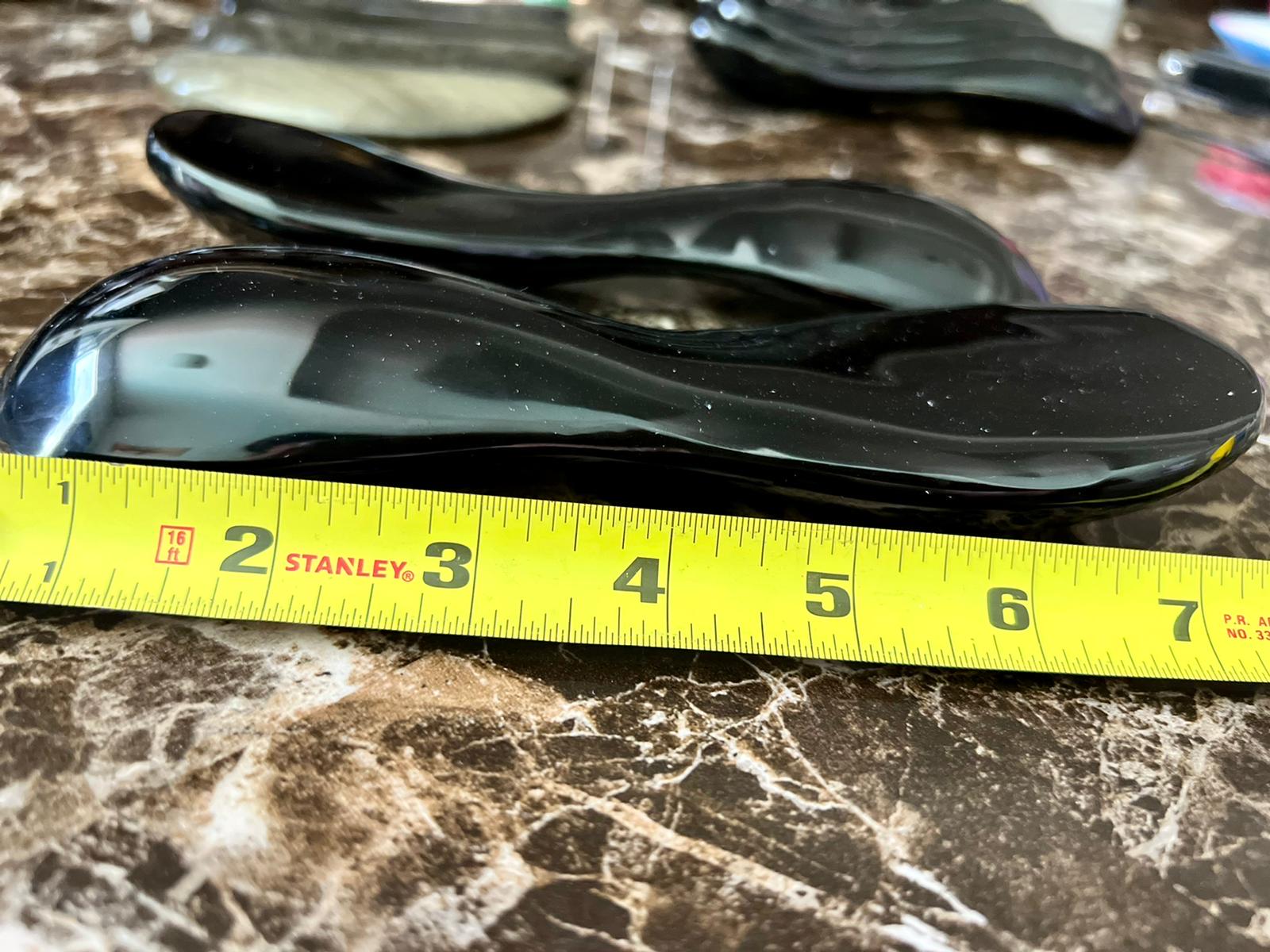 Massage Stone Professional Model Hand Carved Triple Polished by our crew.