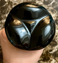 Massage Stone Professional Model Hand Carved and Triple Polished. 100 Percent Natural Obsidian Stone.