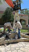 Jesus Christ Marble Statue 7 ft. Tall Hand Carved by our Crew.